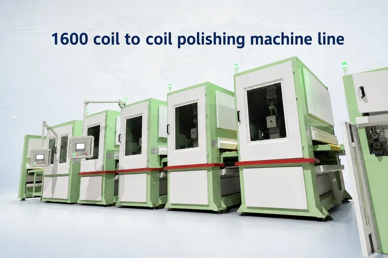 MJD1600 coil-to-coil polishing line for No.4 and hairline finishing