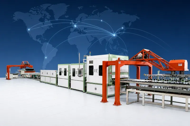 1600 sheet-to-sheet No.4 and Scotch-Brite polishing and grinding line