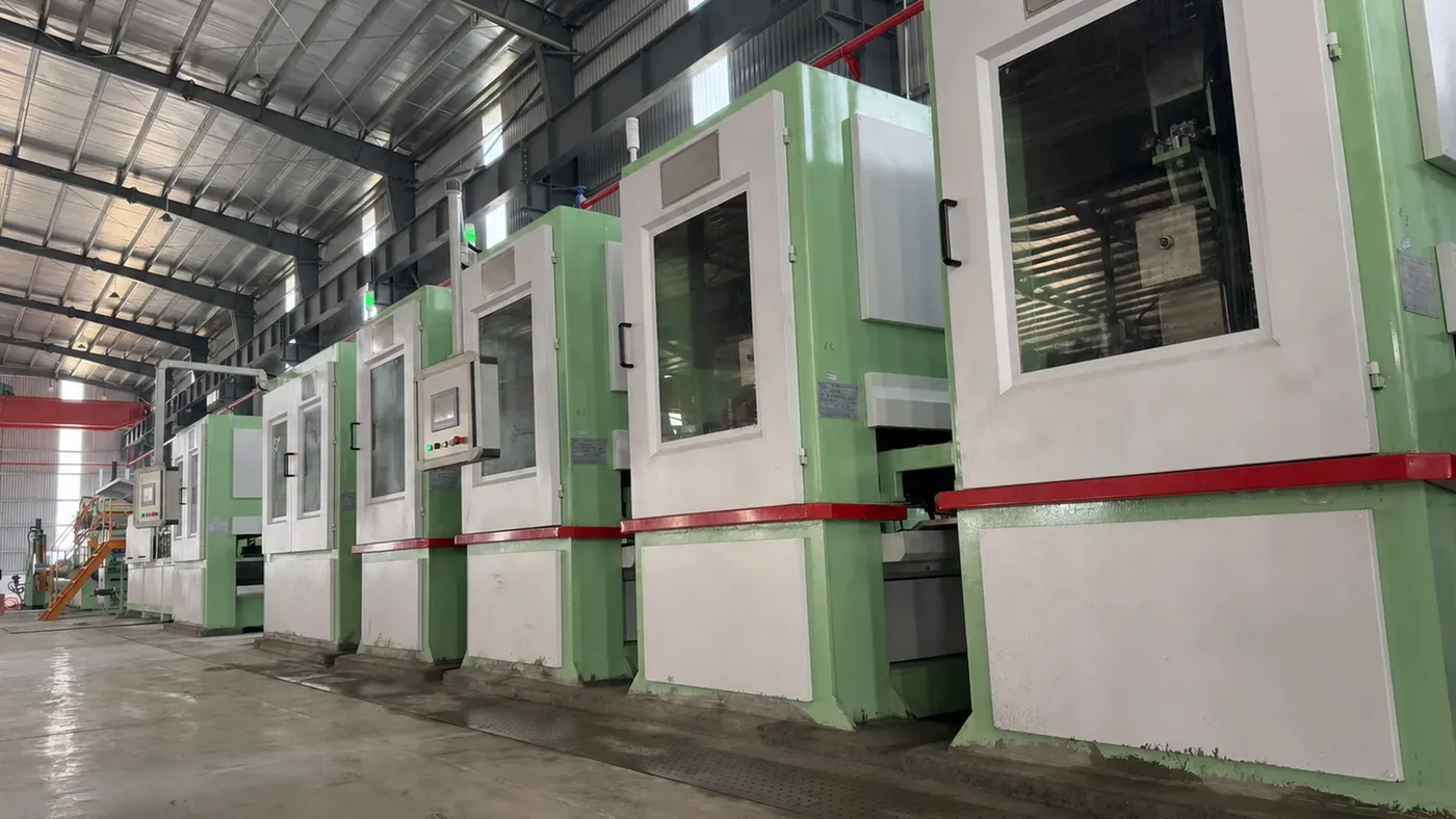1600mm coil-to-coil No.4 Scotch-Brite and hairline polishing line installed in Vietnam